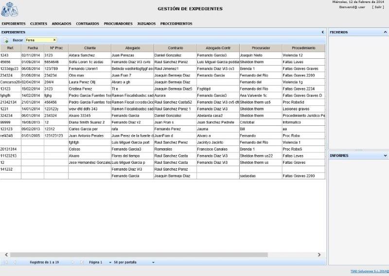 Busqueda de Expedientes